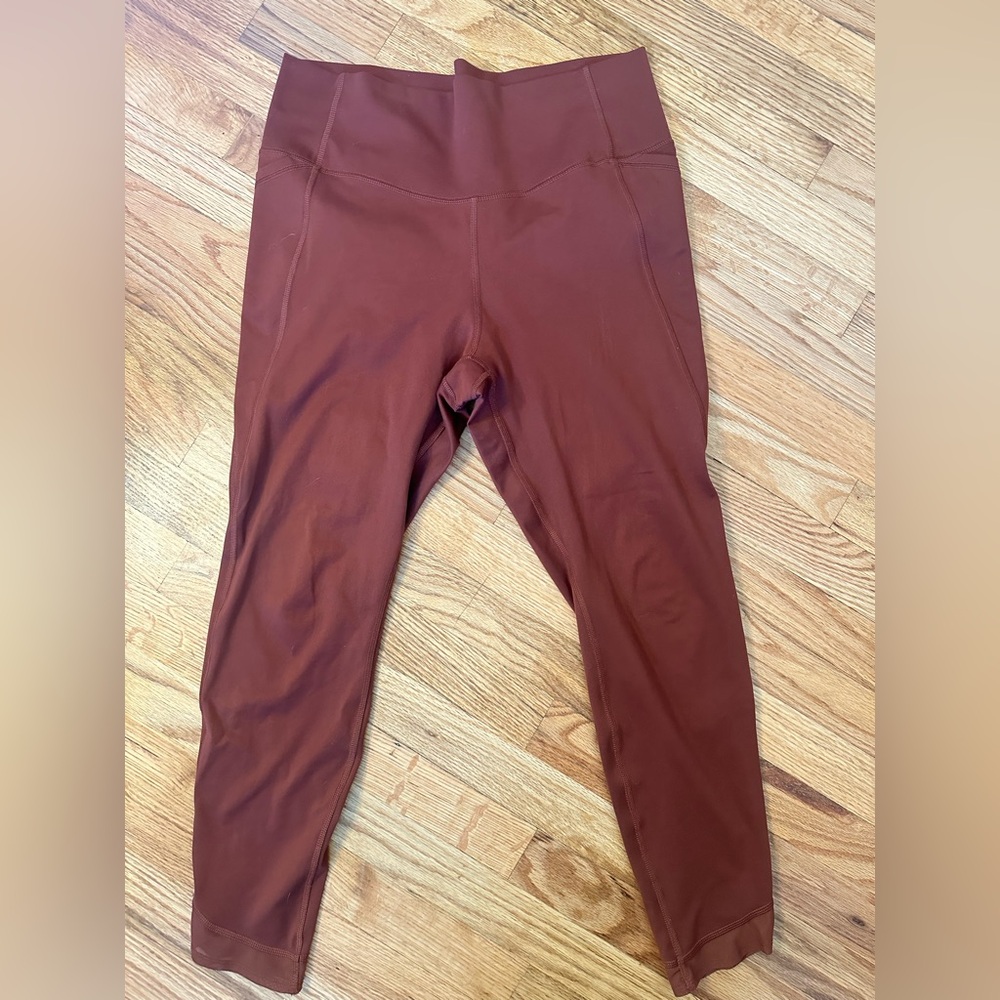 All in Motion Deep Red/Burgundy Leggings XXL